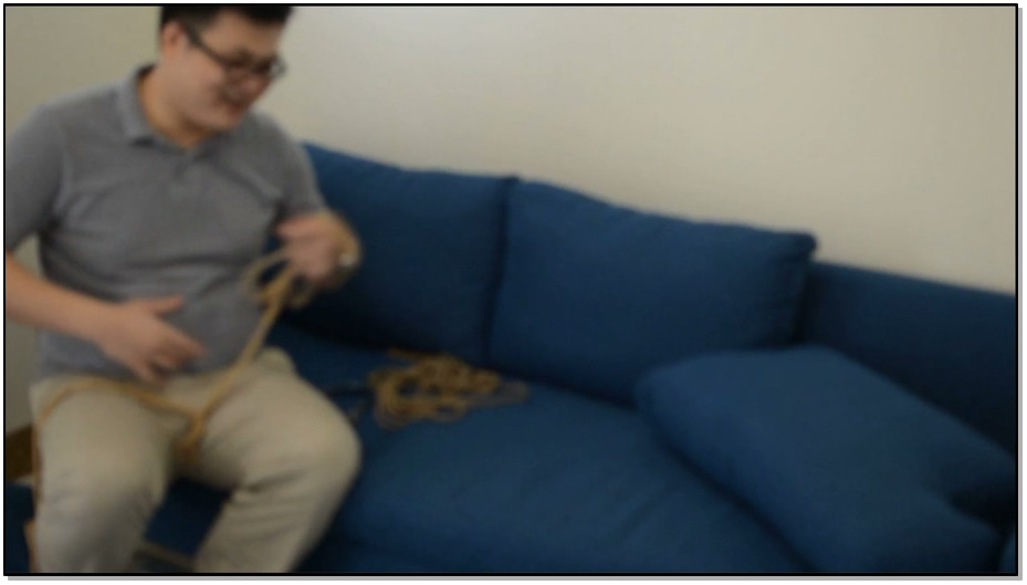 【阿木作品】爱捆绑的妹子最可爱！中日混血留学生超美小姐姐Tayl 项圈的诱惑