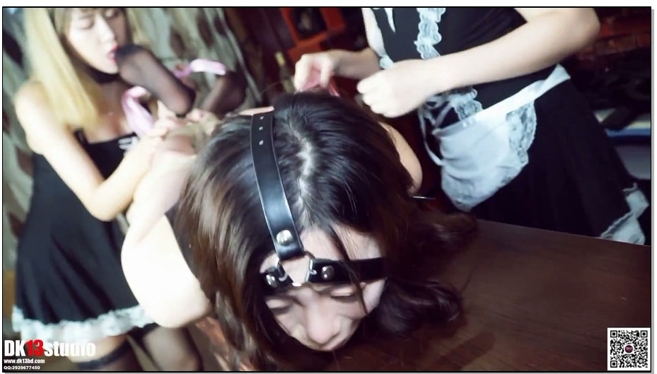【DK-13】剧情片-夏沫，DJ，桃子出演！女仆游戏三位首席模特第一次合作剧情