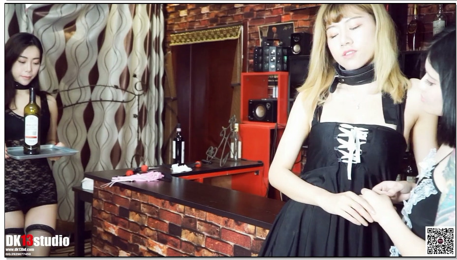 【DK-13】剧情片-夏沫，DJ，桃子出演！女仆游戏三位首席模特第一次合作剧情