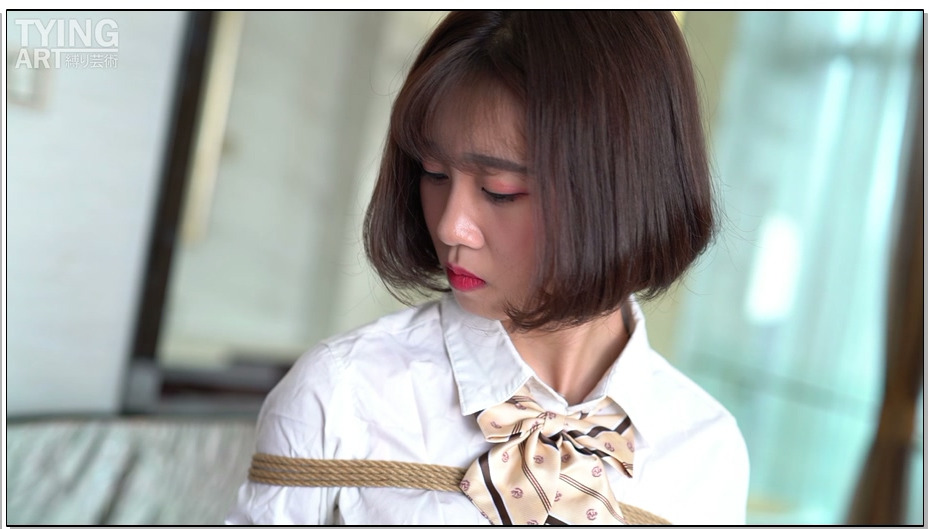 【阿木作品】超可爱日系美女捆绑 粉色口球堵上樱桃小嘴