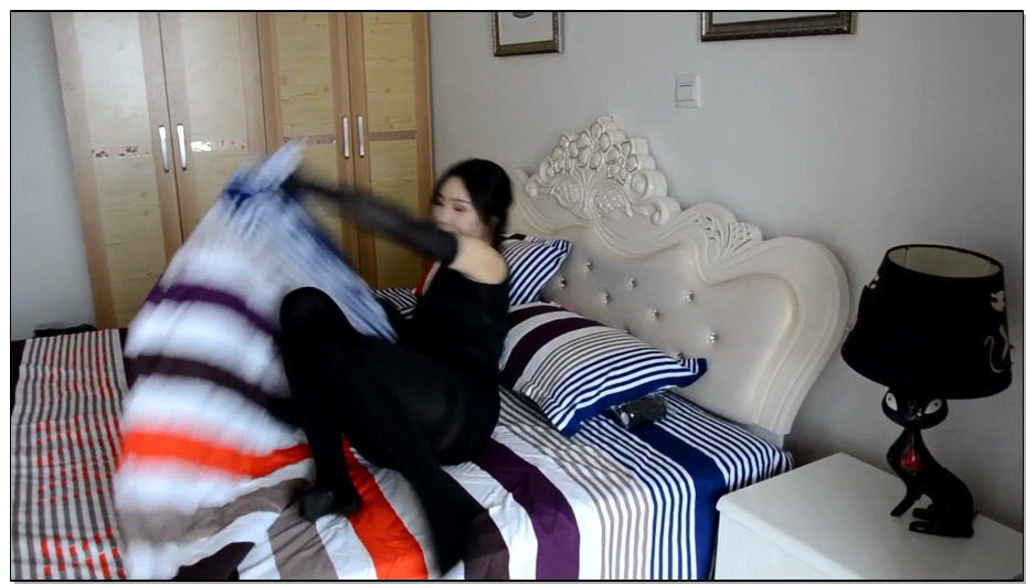 【得意客】king定拍 黑丝美人木乃伊01 性感情趣服黑丝美人 被诡异绷带缠绕成诱人木乃伊