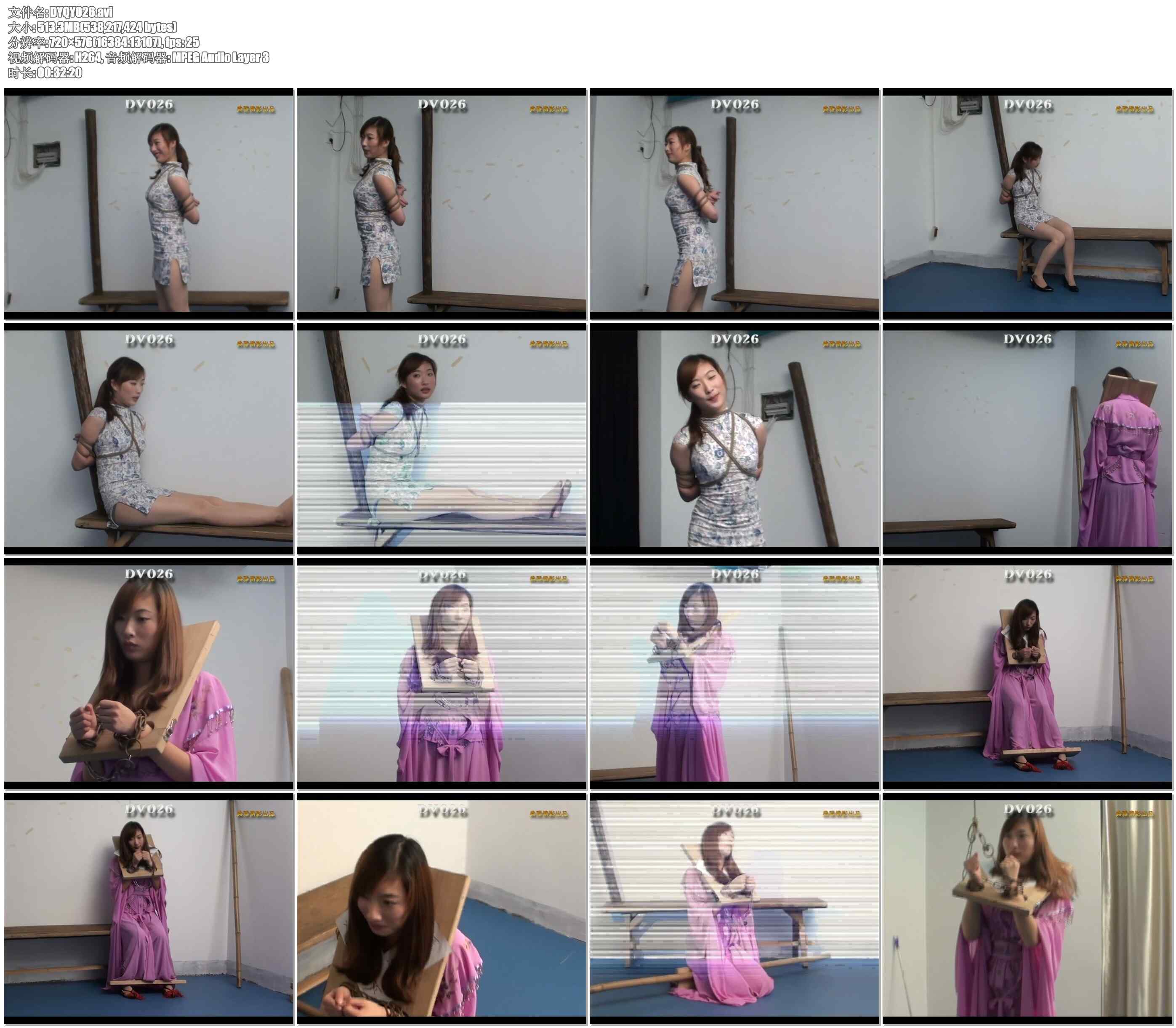 【典雅倩影】小青五花木枷秀