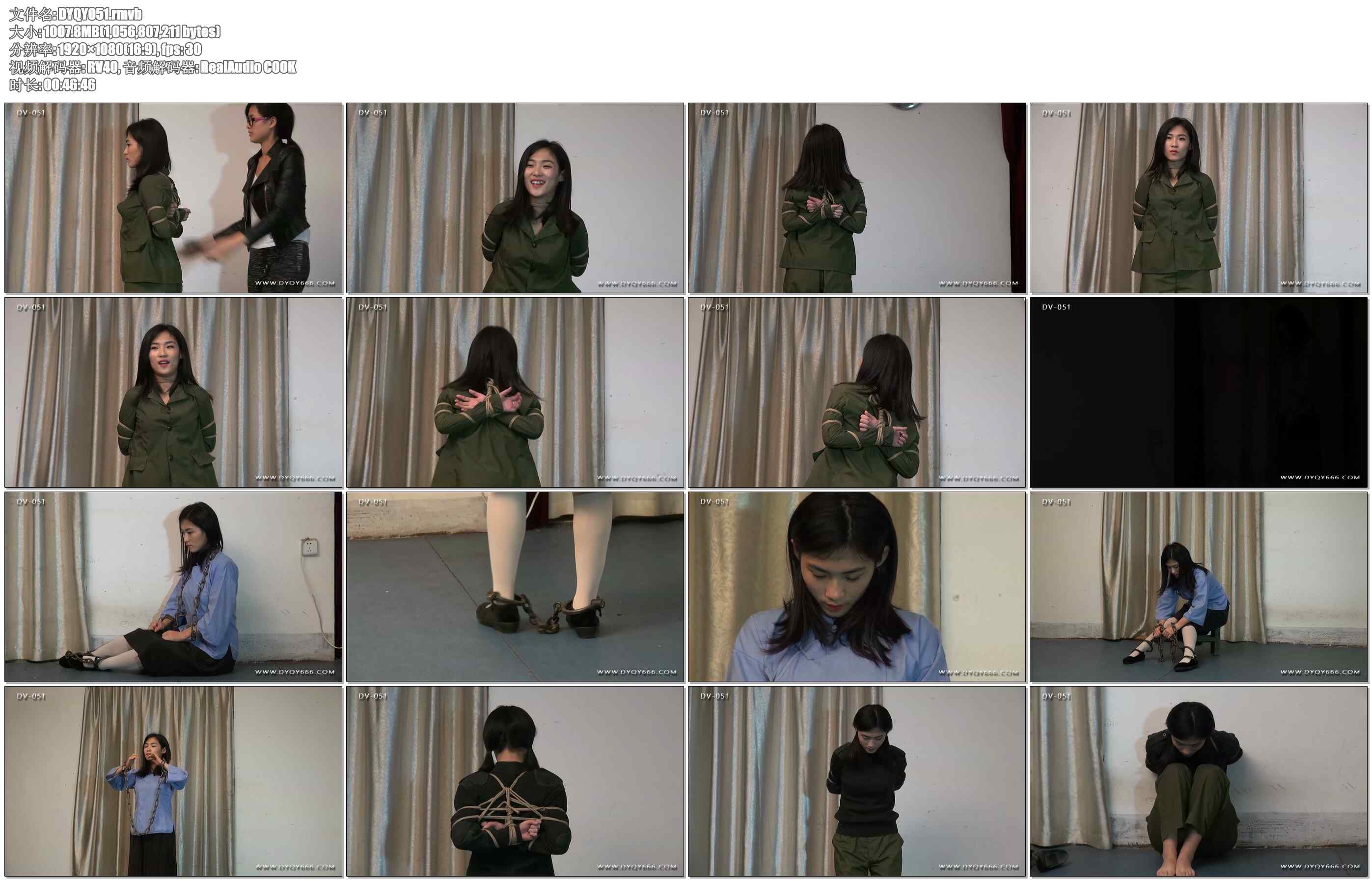 【典雅倩影】园园五花镣铐紧缚