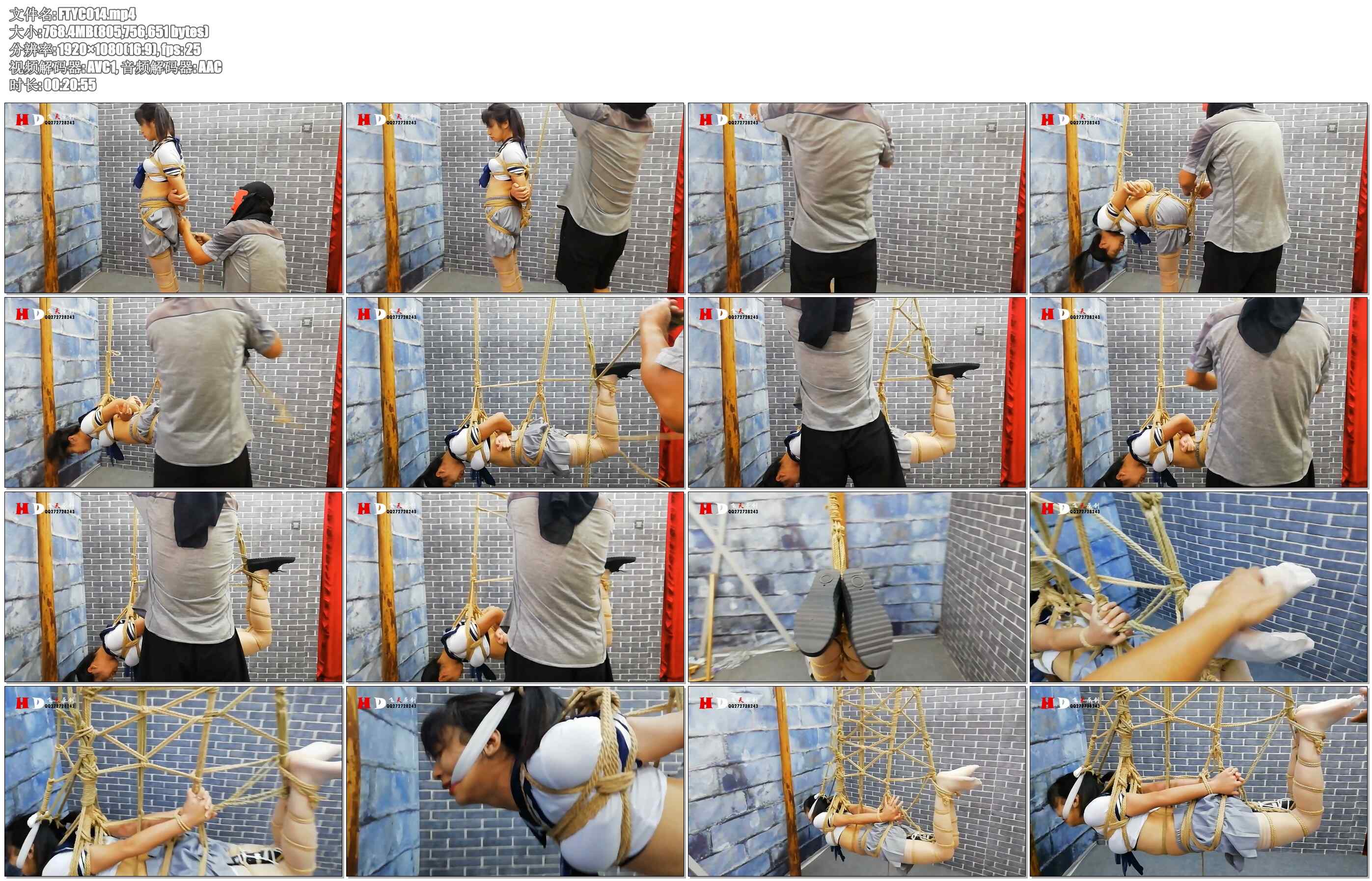 【飞天原创】绳努是怎样练成的，云儿竟能悬空吊缚3个半小时之久