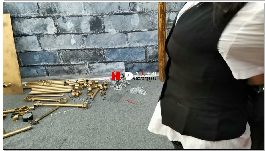 【飞天原创】丁琪被捆木桩、堵嘴、双TD、挠脚、GC