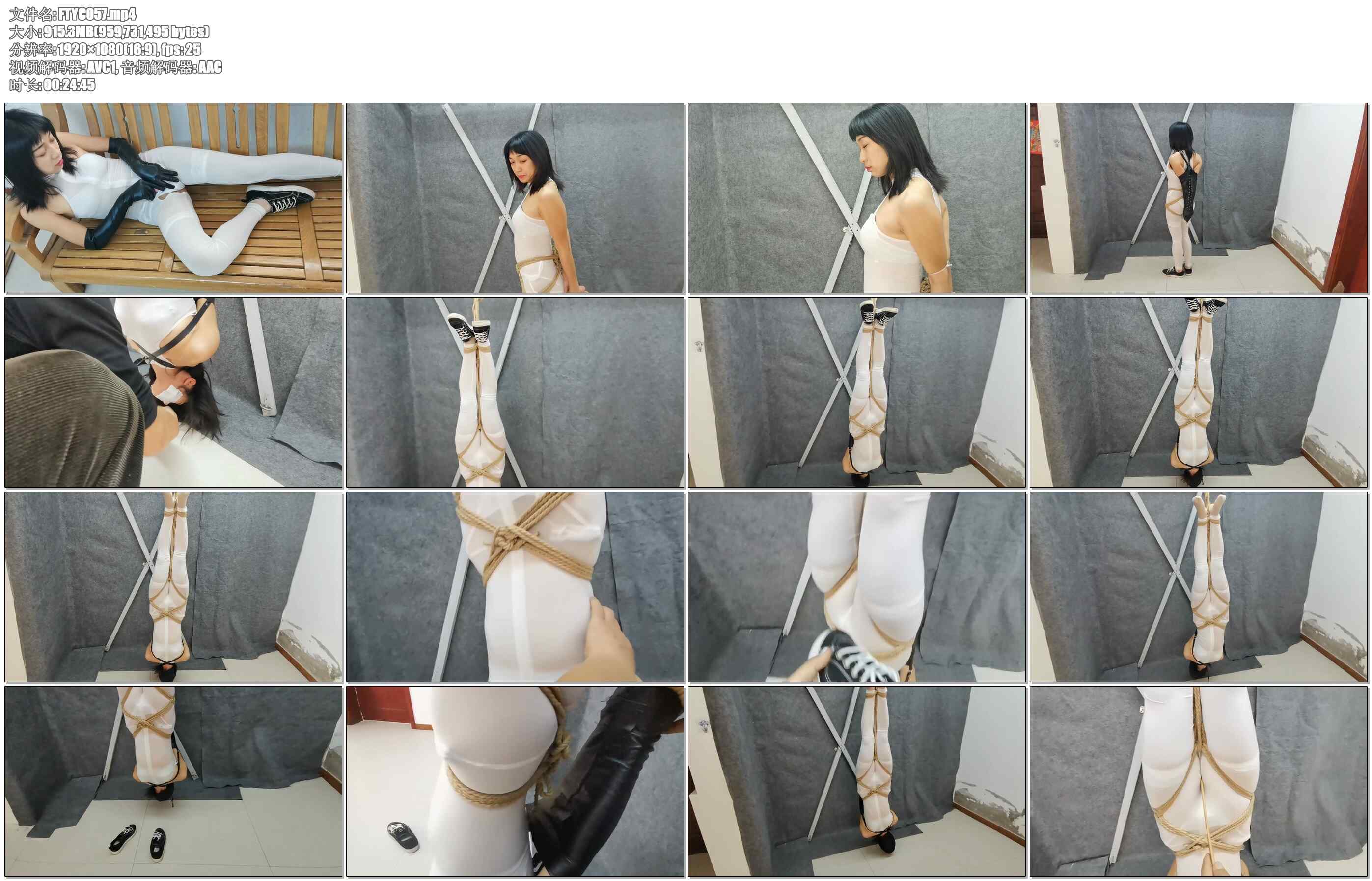 【飞天原创】云儿倒吊头部六层网袜全包国内第一人，加上小玩具伺候，搞的她胸闷心慌，..