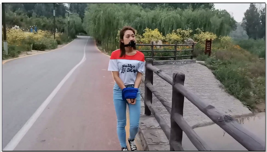 【飞天原创】云儿狗担包天，光天华曰之下竞敢在大桥上戏弄过路人，又在河边和草坪上..