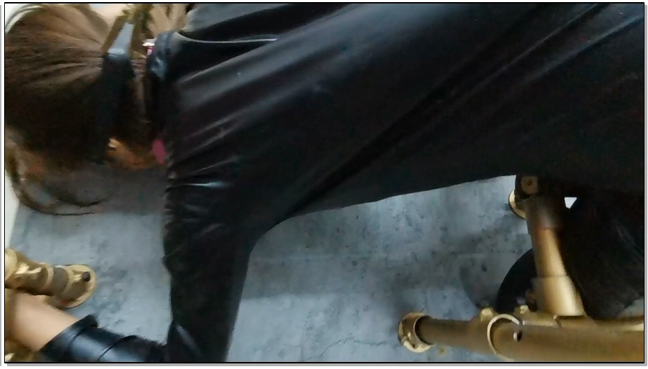 【飞天原创】欧式风刑架把云儿固定在坚硬的水泥板上，组合式手动、电动2用猛烈开火把… 