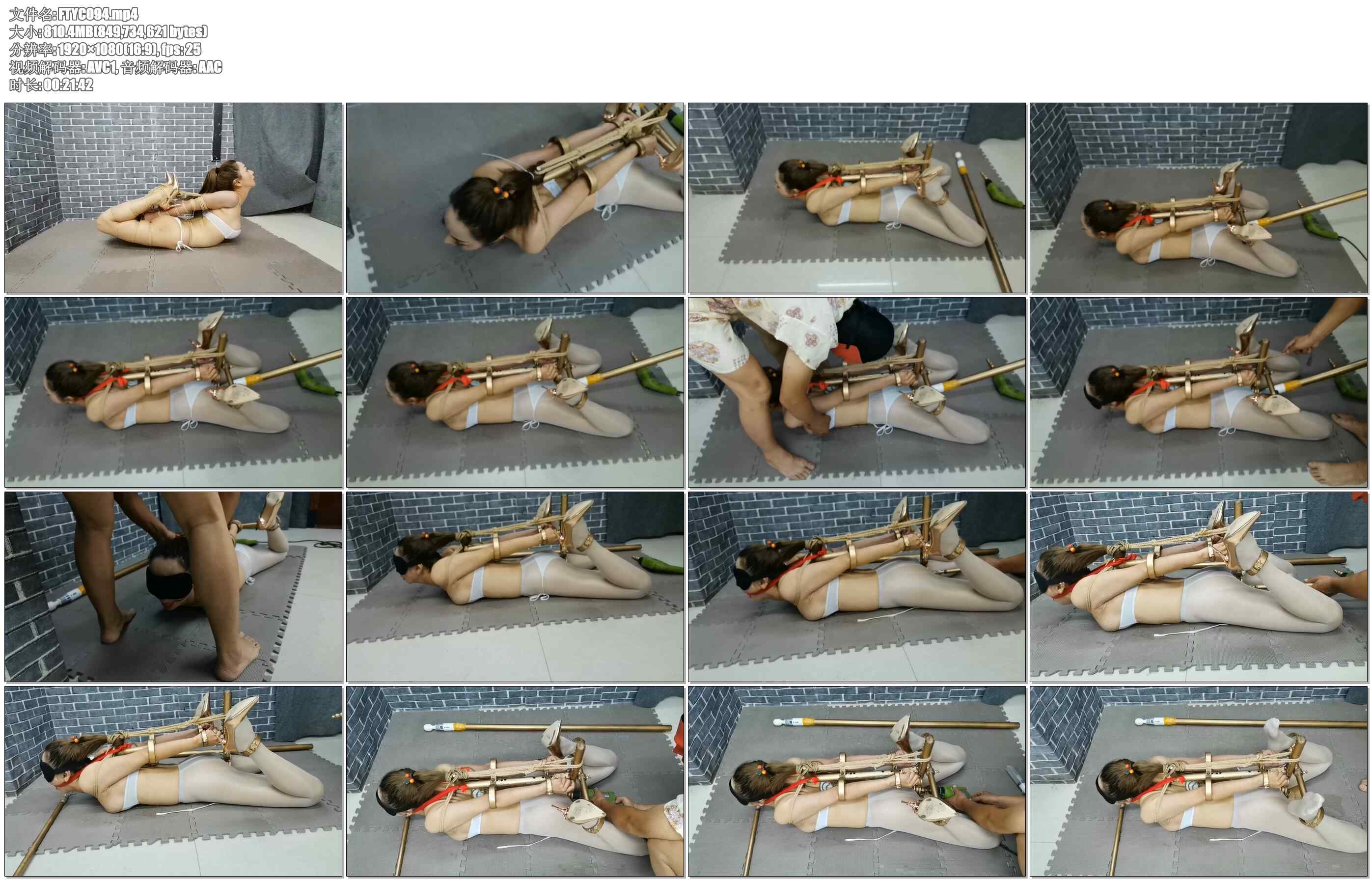 【飞天原创】经过三个月时间把国内名模雅思开发成犬奴,看绳子厉害还是K9架厉害，从不…