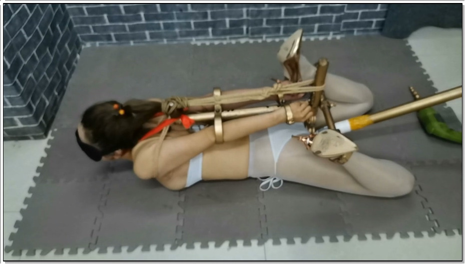 【飞天原创】经过三个月时间把国内名模雅思开发成犬奴,看绳子厉害还是K9架厉害，从不…