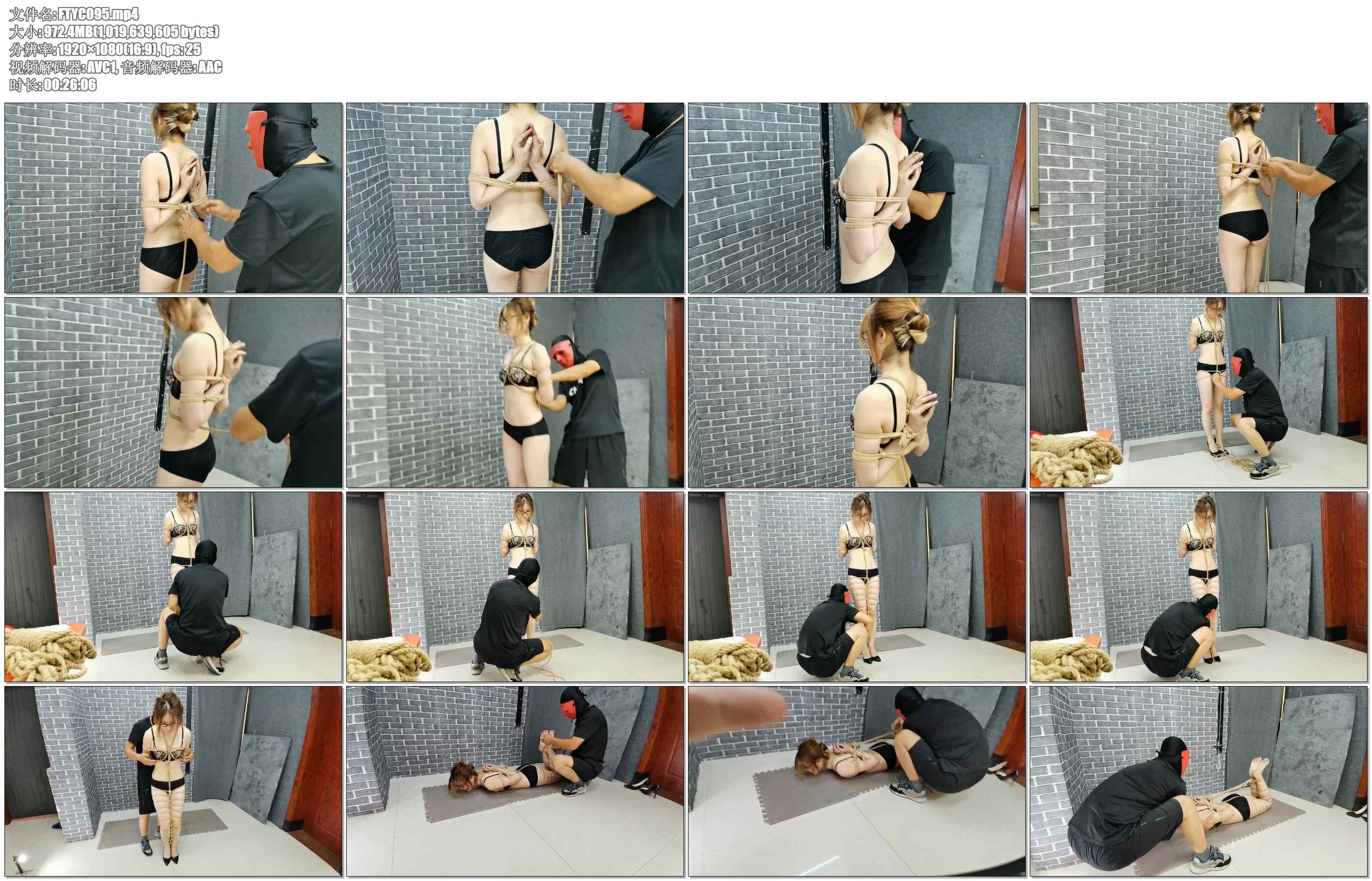 【飞天原创】鹿野紧缚后手观音，紧密绑腿，半吊驷马，深度TK，口水暴流，呻吟不断