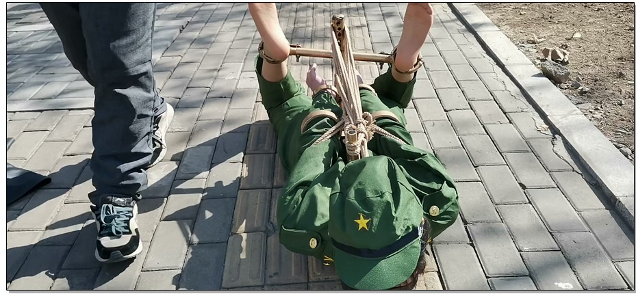 【飞天原创】云儿终于上了大热门，云儿秒变杂牌军光杆司令官，K9架放置，紧缚树杆上任…