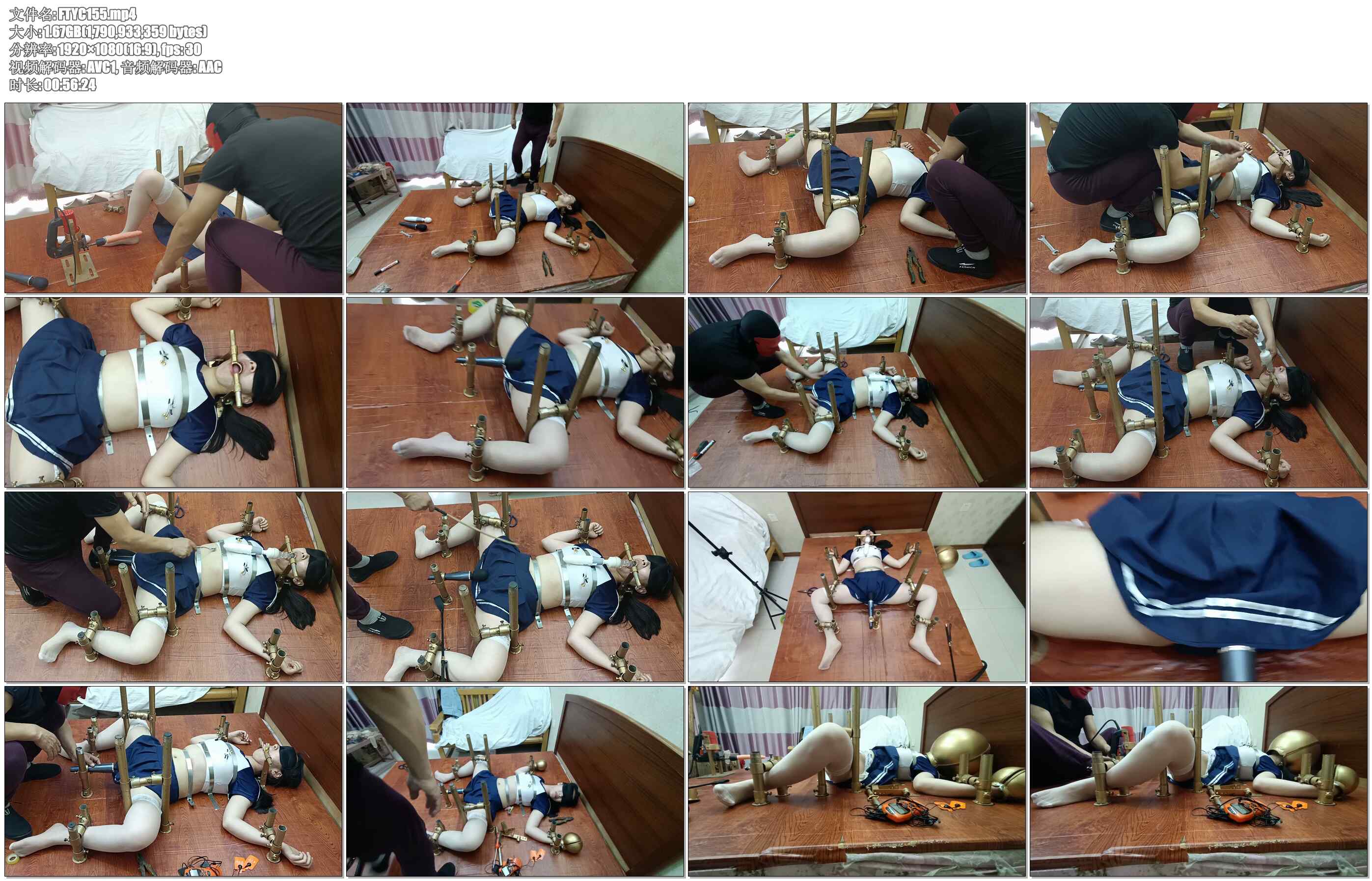 【飞天原创】把柔柔多功能禁锢，上堵下顶，这些玩法已满足不了她，随后用铁球把头和手…