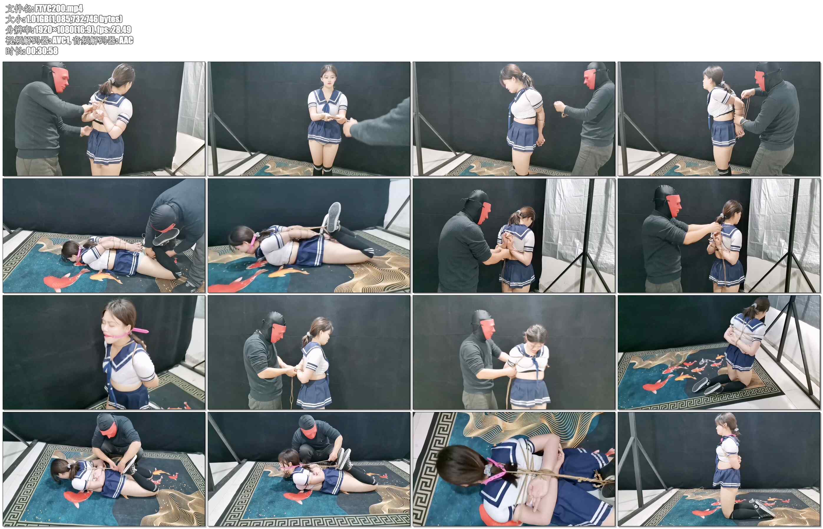 【飞天原创】抓住玉仙儿玩命捆绑,4mm细麻绳绳绳入肉, 这样玩才刺激有趣 