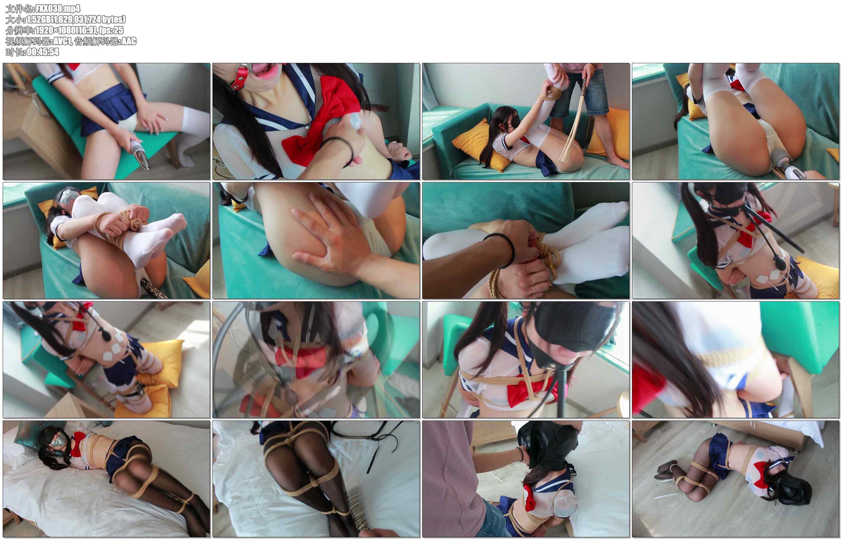 【FXX】JK制服，真空无内 极限炸裂，燃爆全场，电击 SP TK 极限绝闷 震动强制 虐个遍 …