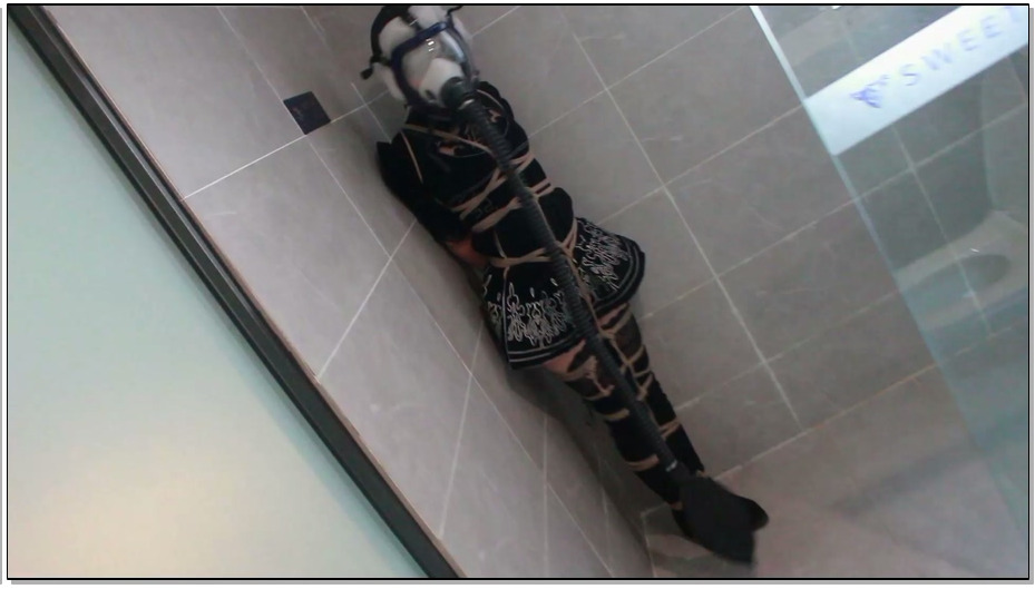 【FXX】尼尔机械纪元2B小姐姐给玩坏了，口塞积攒口水，固定电击震动，小怪兽强震循环…