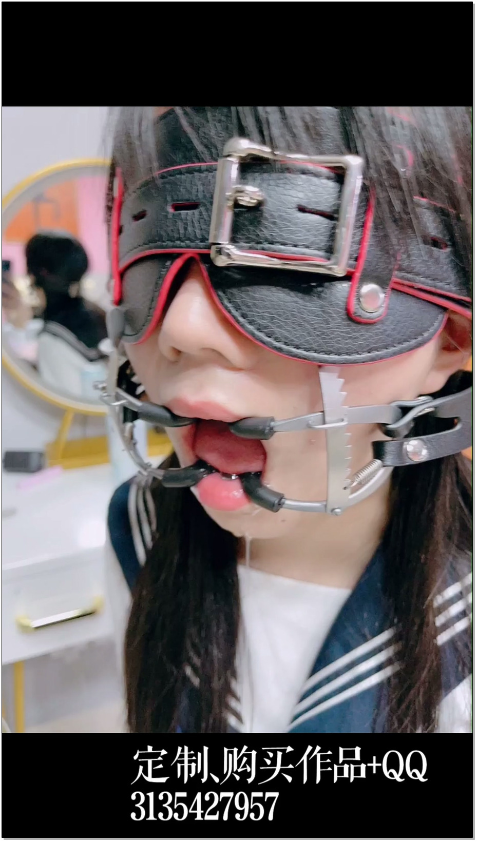 【咕咕精】番外 茶茶金属扩口器流口水测评、玩弄小舌头