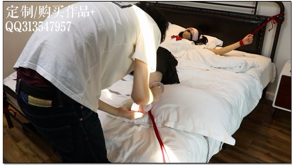 【咕咕精】超绝望！学霸の大字捆绑痒刑地狱！360度无死角挠痒