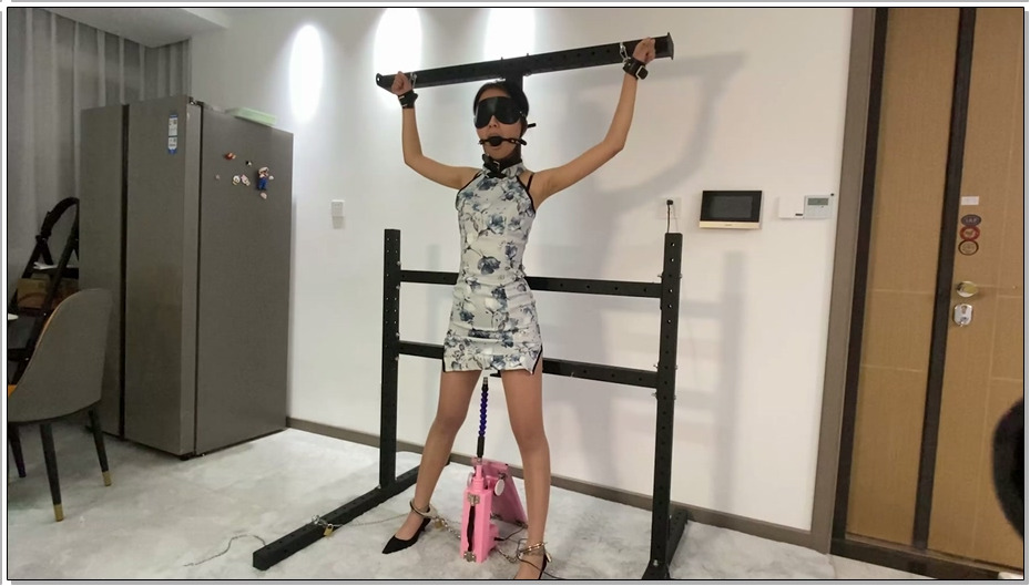 【涵涵特辑】金属拘束架固定 趴式固定+站立式PAO JI 上下运动GC 