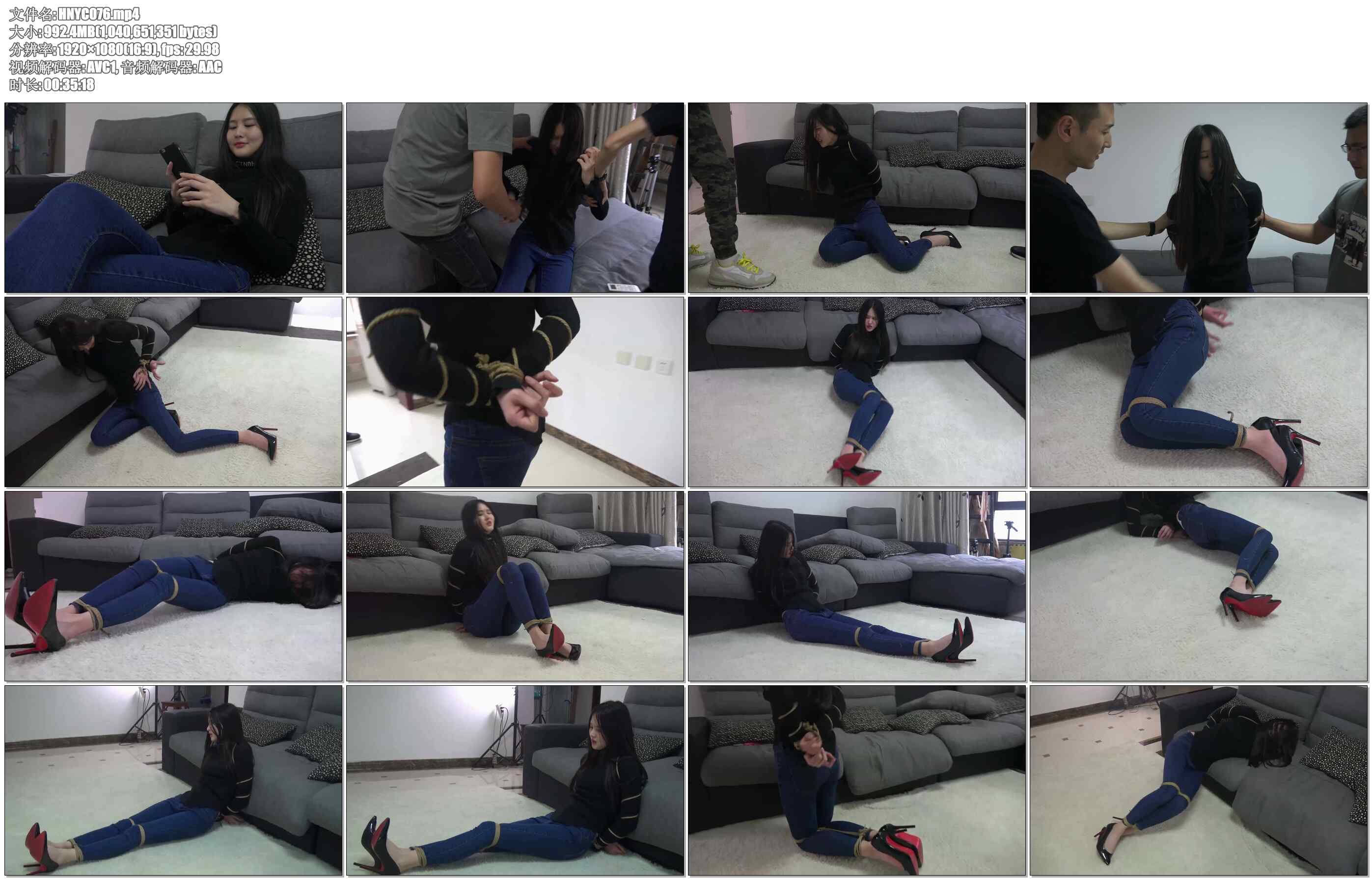 【灰鸟原创】清秀美女童小萌与二劫匪