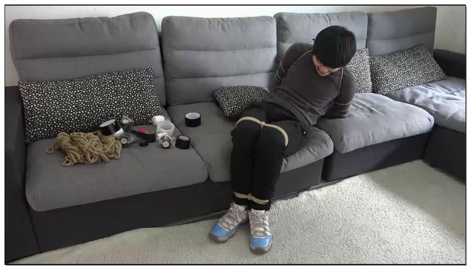 【灰鸟原创】雌雄大盗捆堵折磨情侣（原味丝袜塞嘴）