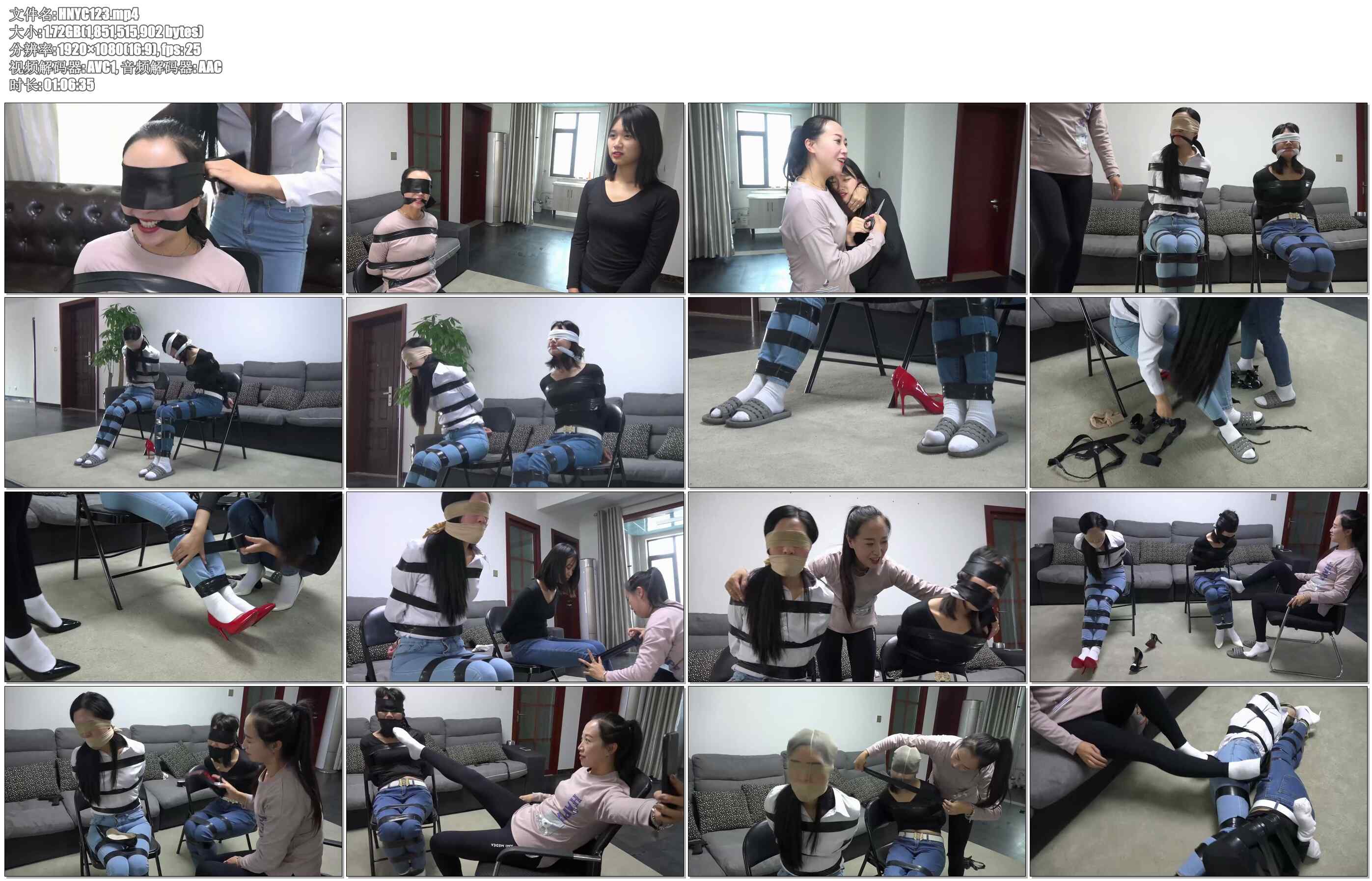 【灰鸟原创】文清悦悦仟雅白袜女女大片 女侦探（仟雅），女人贩（文清），女学生（悦…