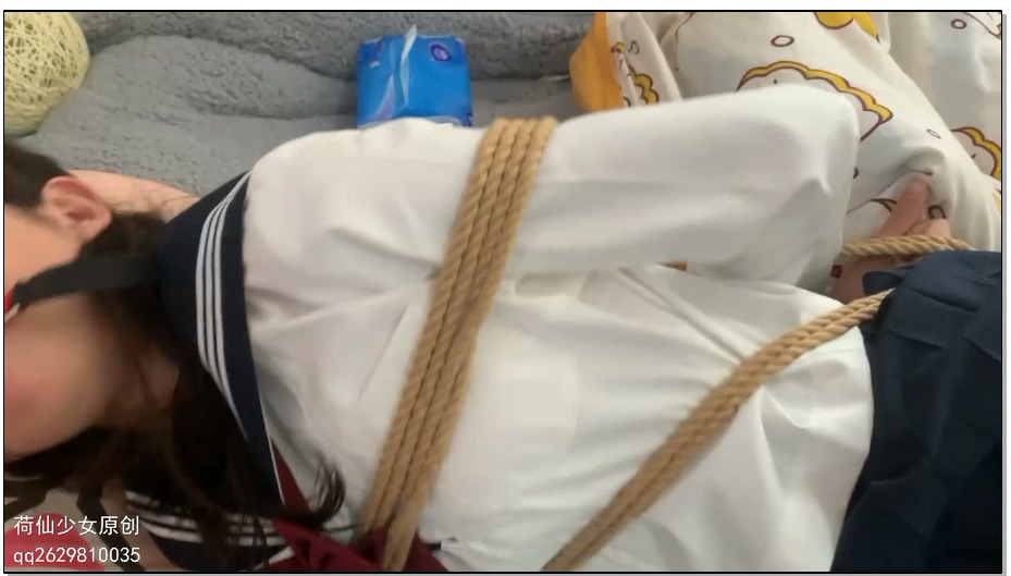 【荷仙美缚】女子校生紧缚物语，美少女の悲鸣