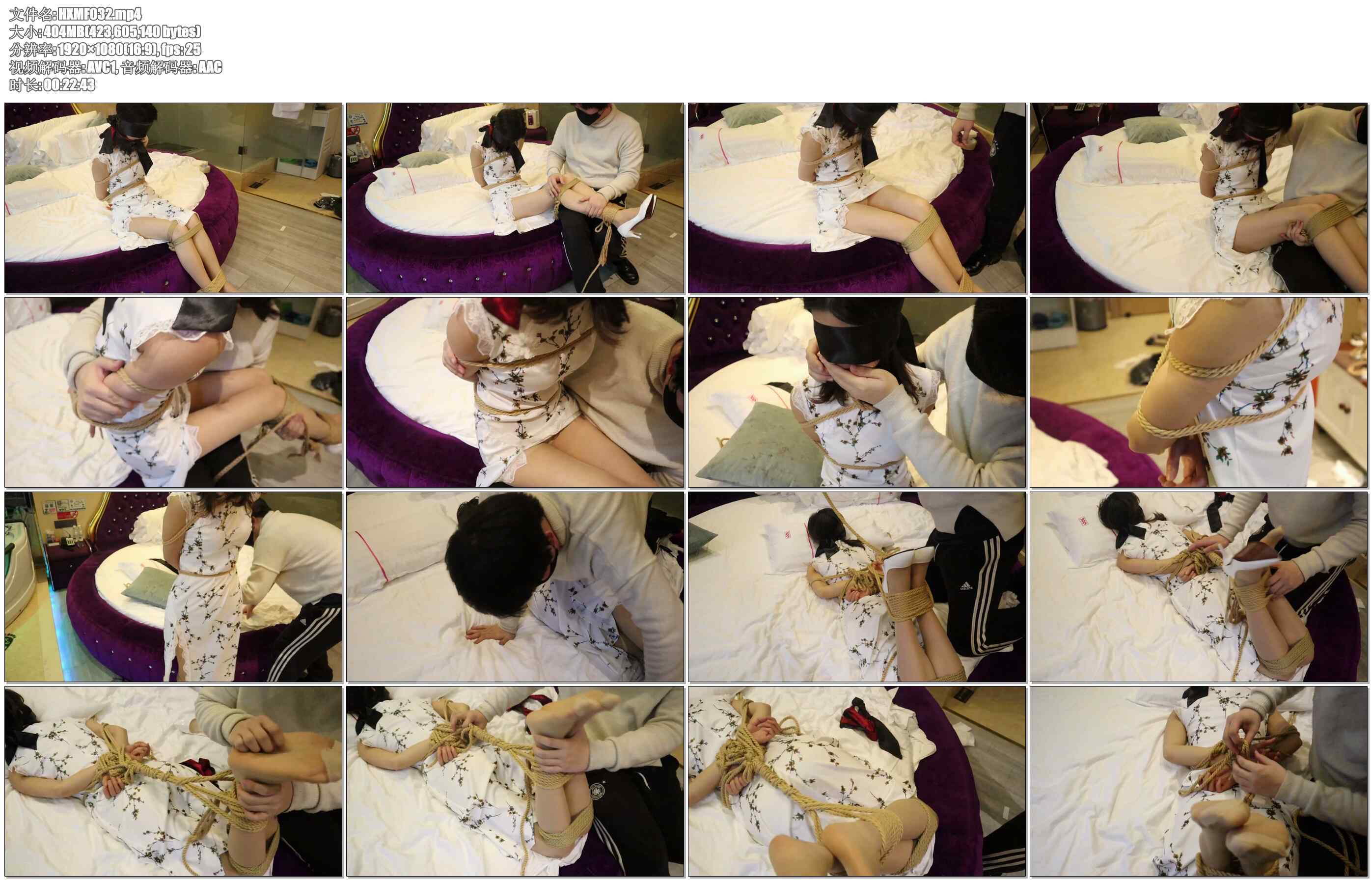 【荷仙美缚】校话剧社社花—旗袍长腿肉丝少女沐雪的劫难