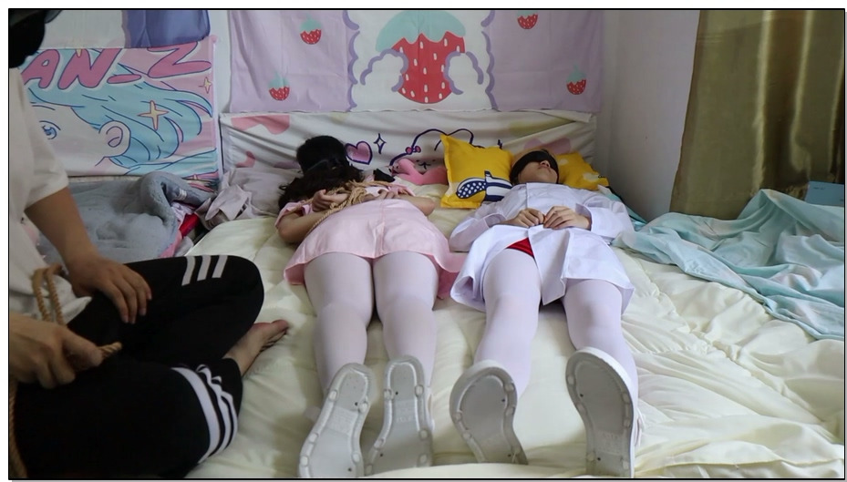 【荷仙美缚】护士白丝少女之间的姐妹情