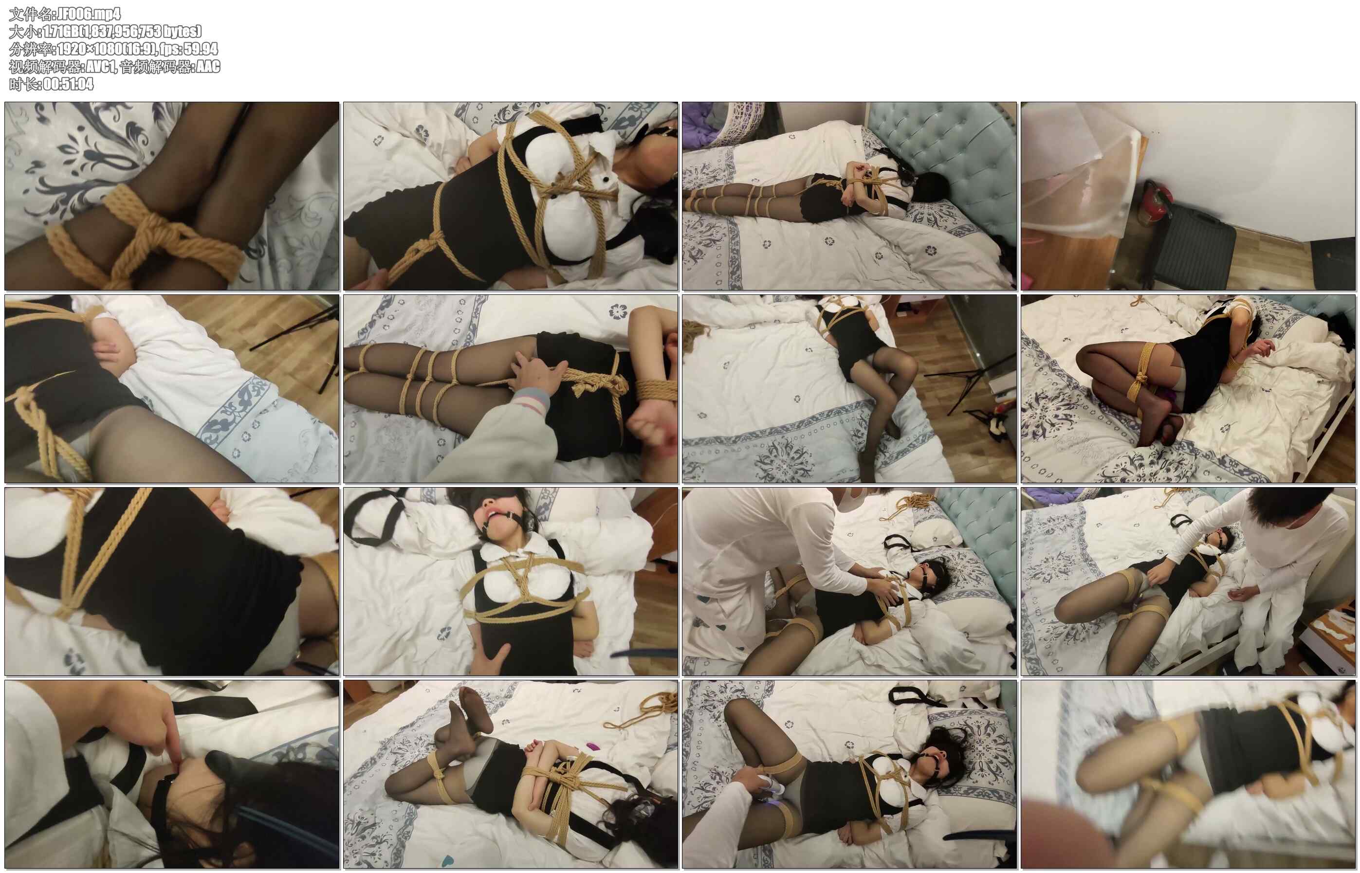 【皆非原创】女孩惊遇 下 口球堵嘴，股绳，挣扎，TK 