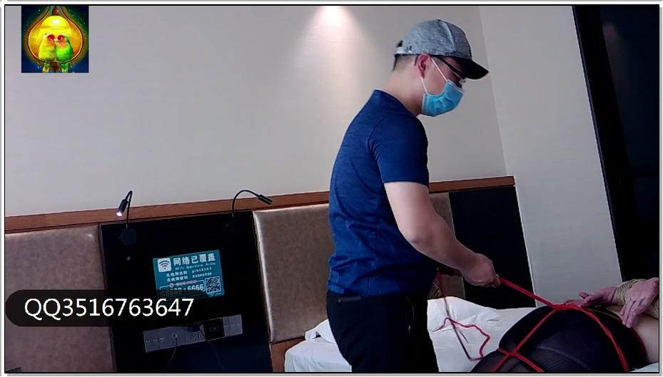 【江山原创】人妻小雏吊带胸缚极限驷马勒嘴