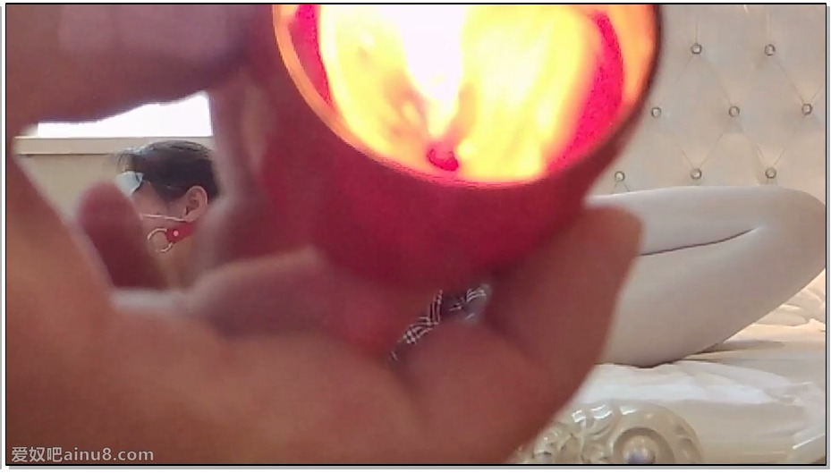 【江山原创】小雏JK白色舍宾袜后手观音+极限驷马，滴蜡，电击片伺候