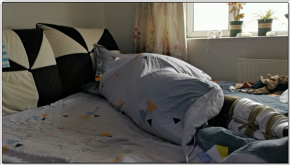 【JS原创】丝袜销售员 下-凌薇主演-袜子塞嘴 丝袜套头 驷马捆绑