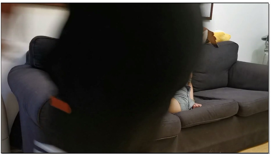 【JS原创】凌薇-白棉袜-绑带封嘴-驷马捆 蒙眼 挠脚心