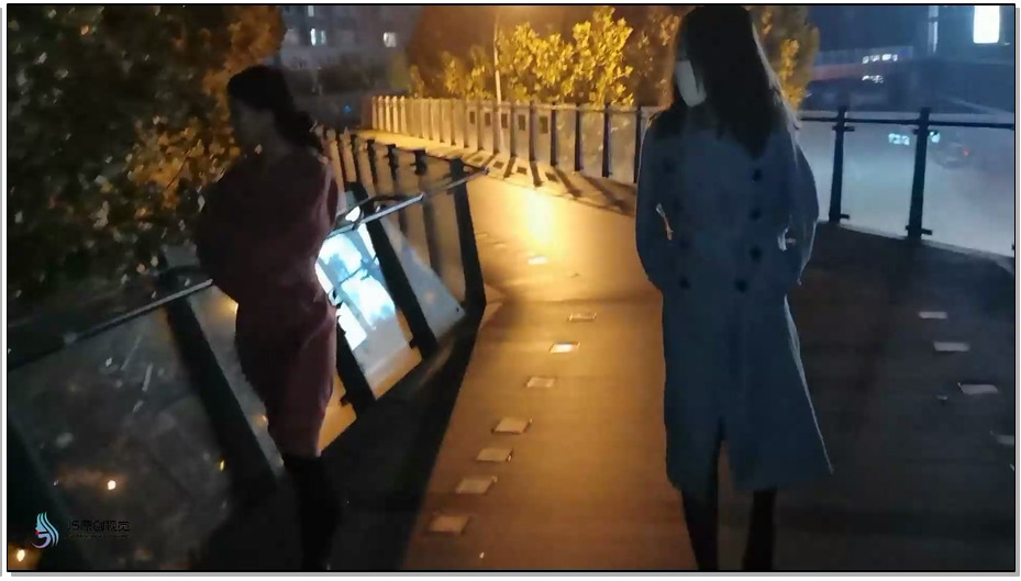 【JS原创】瑾萱/艾诺 夜诱6 女女激情外出 龟甲 堵嘴 口罩 恋足 GC刺激