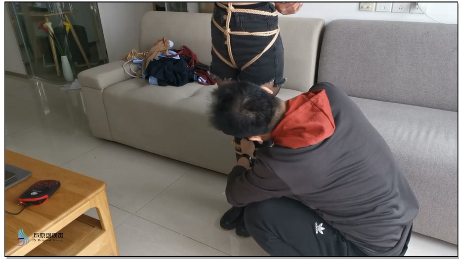 【JS原创】黑丝过膝长靴 全身密集捆绑 DD刺激呻吟