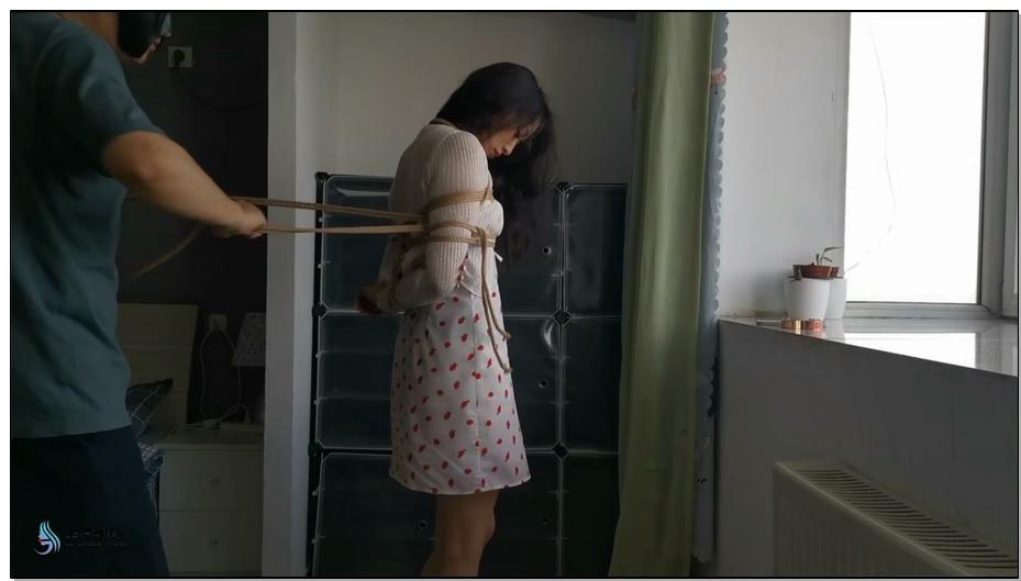 【JS原创】新人首秀 艾可蓝丝直臂团缚