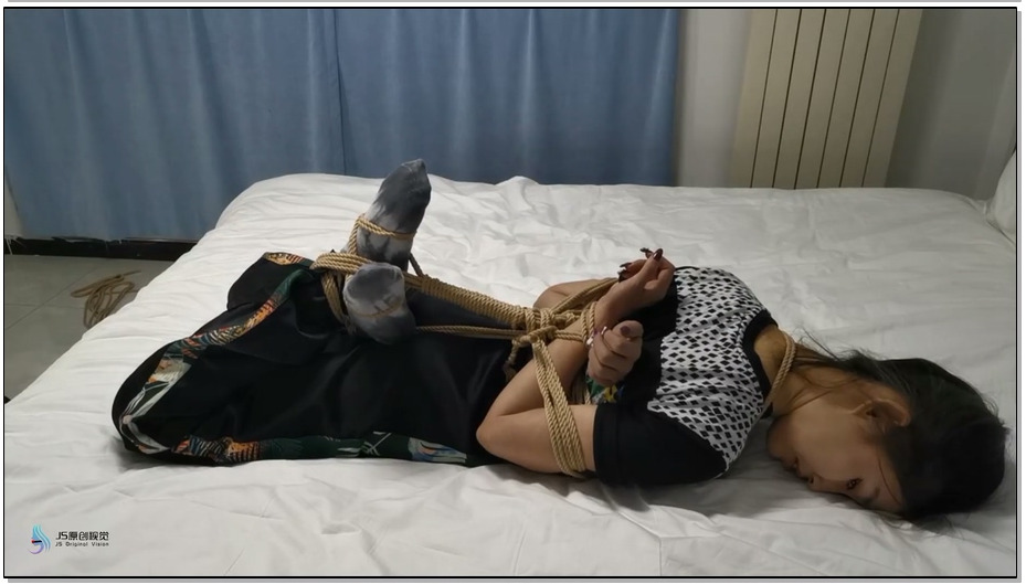 【JS原创】苏茵 后手观音超紧驷马可爱棉袜痛苦的挣扎