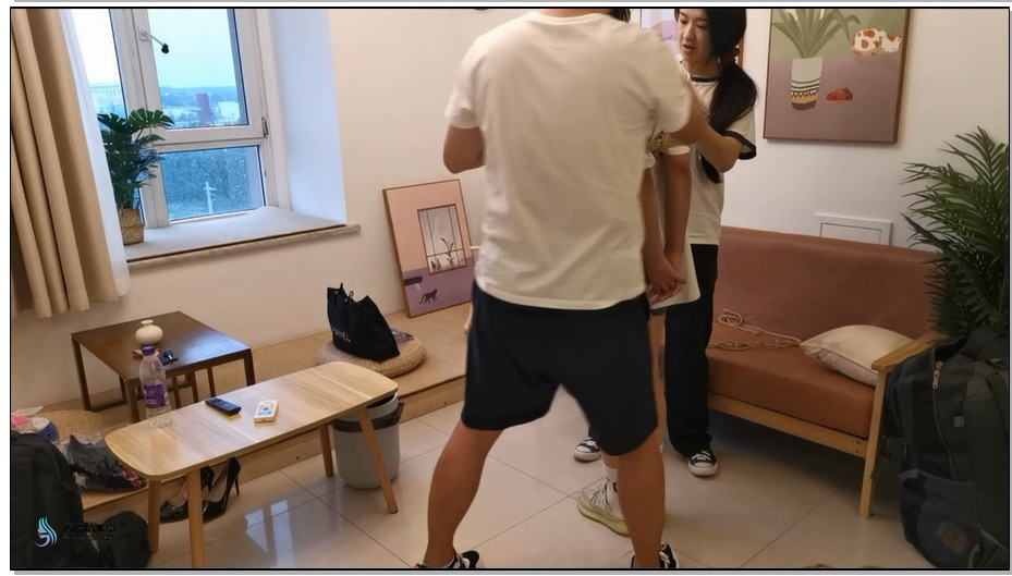 【JS原创】艾可 被练手的小白鼠-女女捆绑-驷马-棉袜