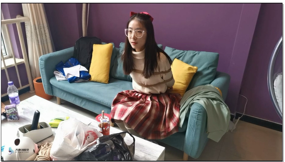 【JS原创】新人文静的女孩首次体验被束缚的感觉