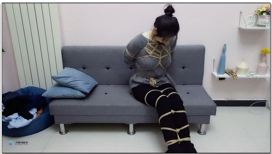 【JS原创】玖念 新模首秀 报复女上司 高冷女上司得罪下属惨遭报复全身紧缚原味堵嘴棉