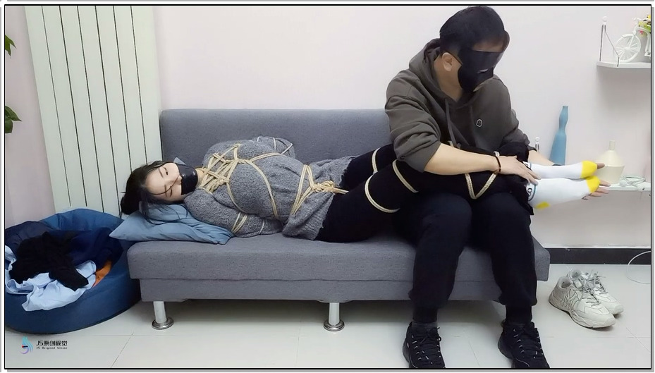 【JS原创】玖念 新模首秀 报复女上司 高冷女上司得罪下属惨遭报复全身紧缚原味堵嘴棉