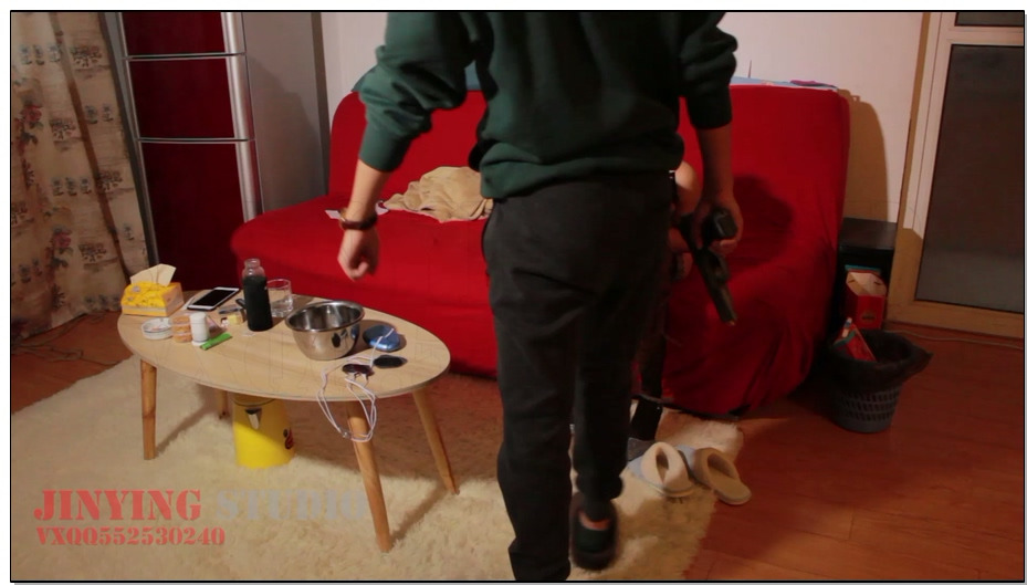 【金鹰绳艺】晨晨 打劫不成反被制服！锁狗链关狗笼！跳蛋震动棒逼迫把玩！