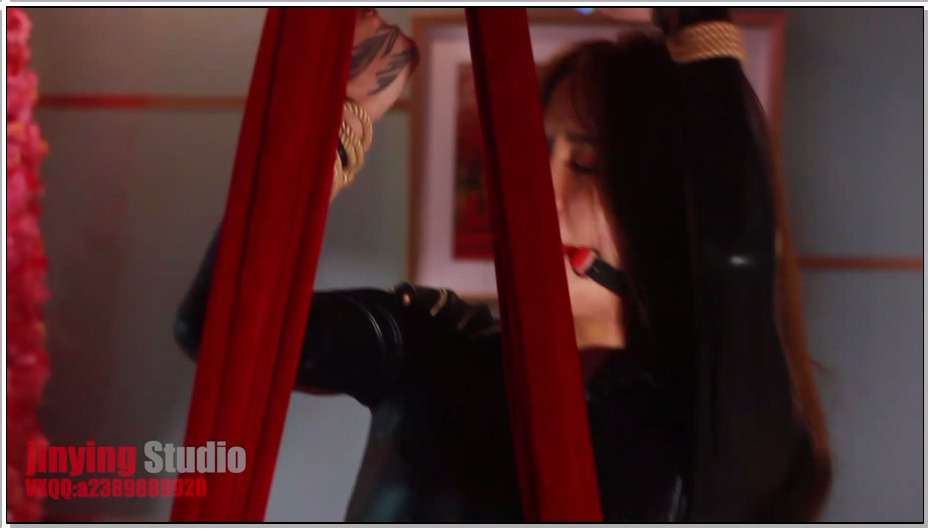 【金鹰绳艺】疯狂挠痒!空中飞人口球羞耻大量口水鞭打