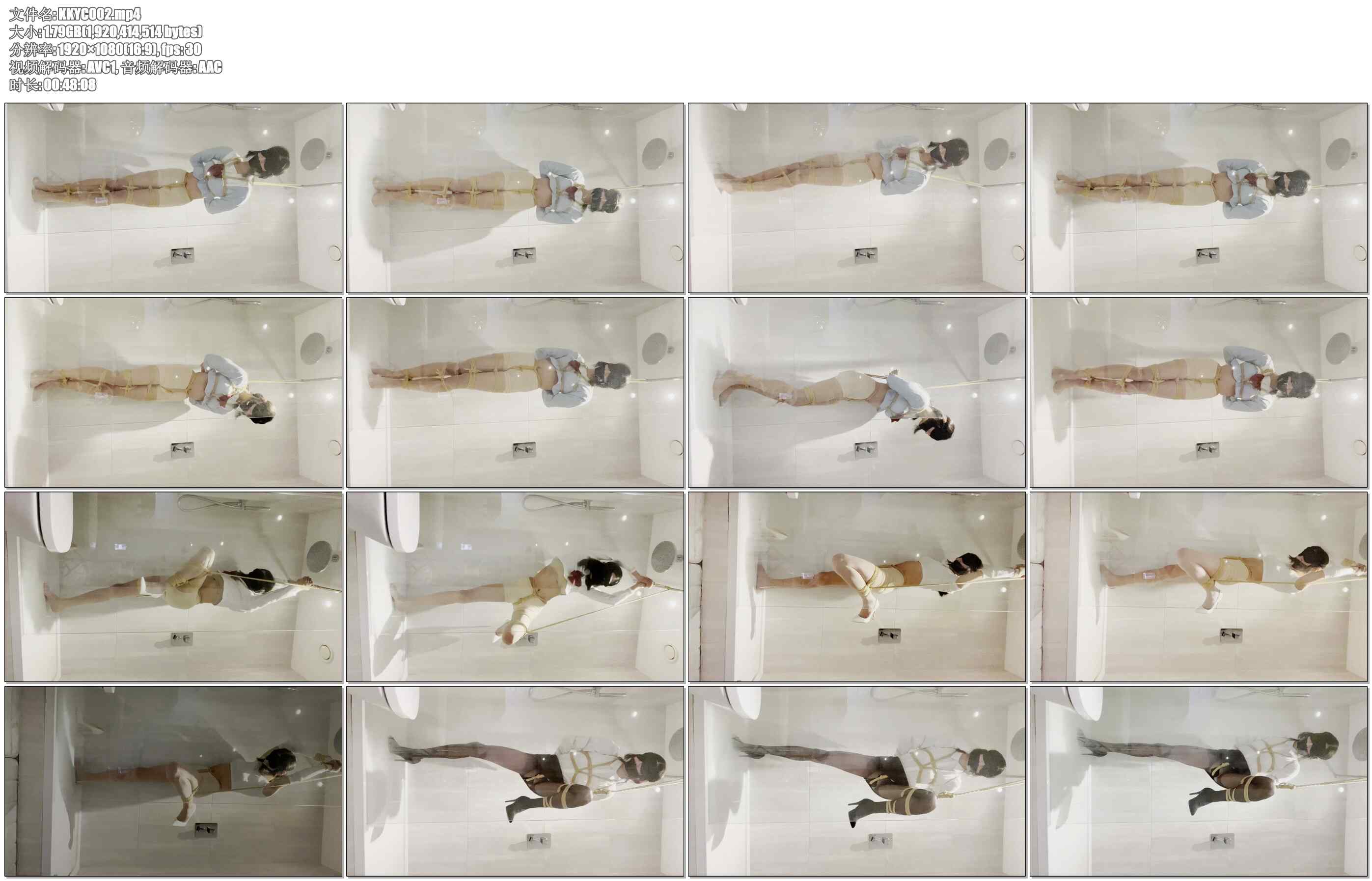 【柯柯原创】吊缚特辑，强制踮脚罚站！并腿+单脚两种吊绑、JK水手服、OL、迷你上衣