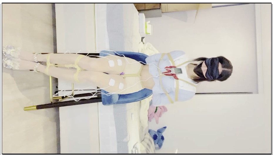 【柯柯原创】椅子上的JK、电动小玩具+电击片