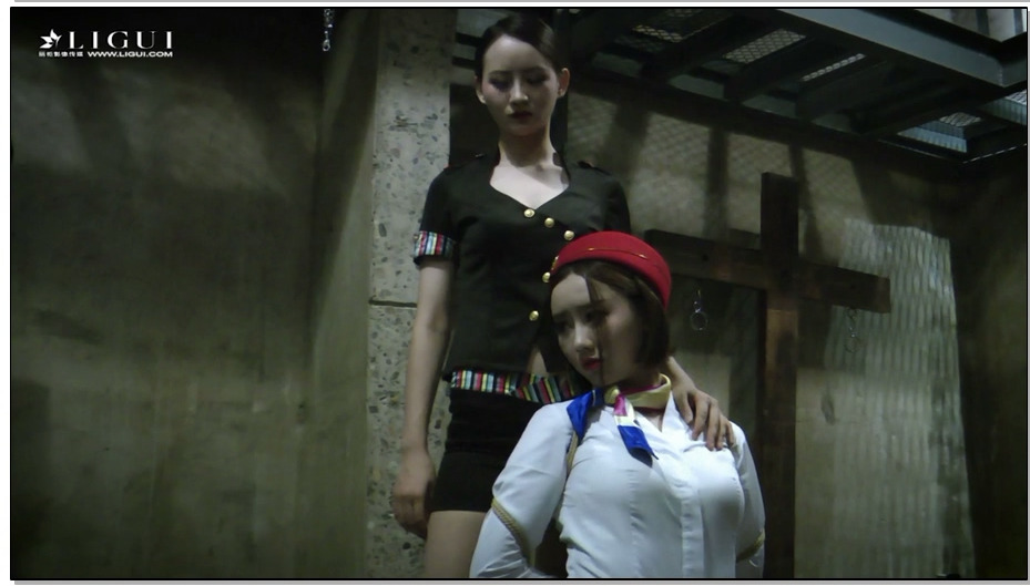 【丽柜美束】2018.6.27 狱妄空间 然然&AMY 女女丝袜勒嘴 （原版官方视频）