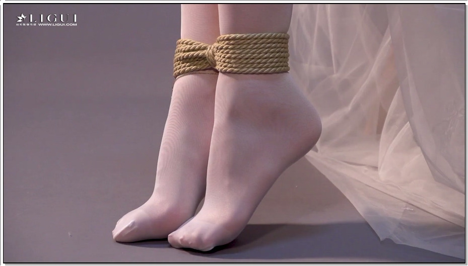 【丽柜美束】2018.8.25 紧缚新娘 莜莜白丝蒙嘴（原版官方视频）