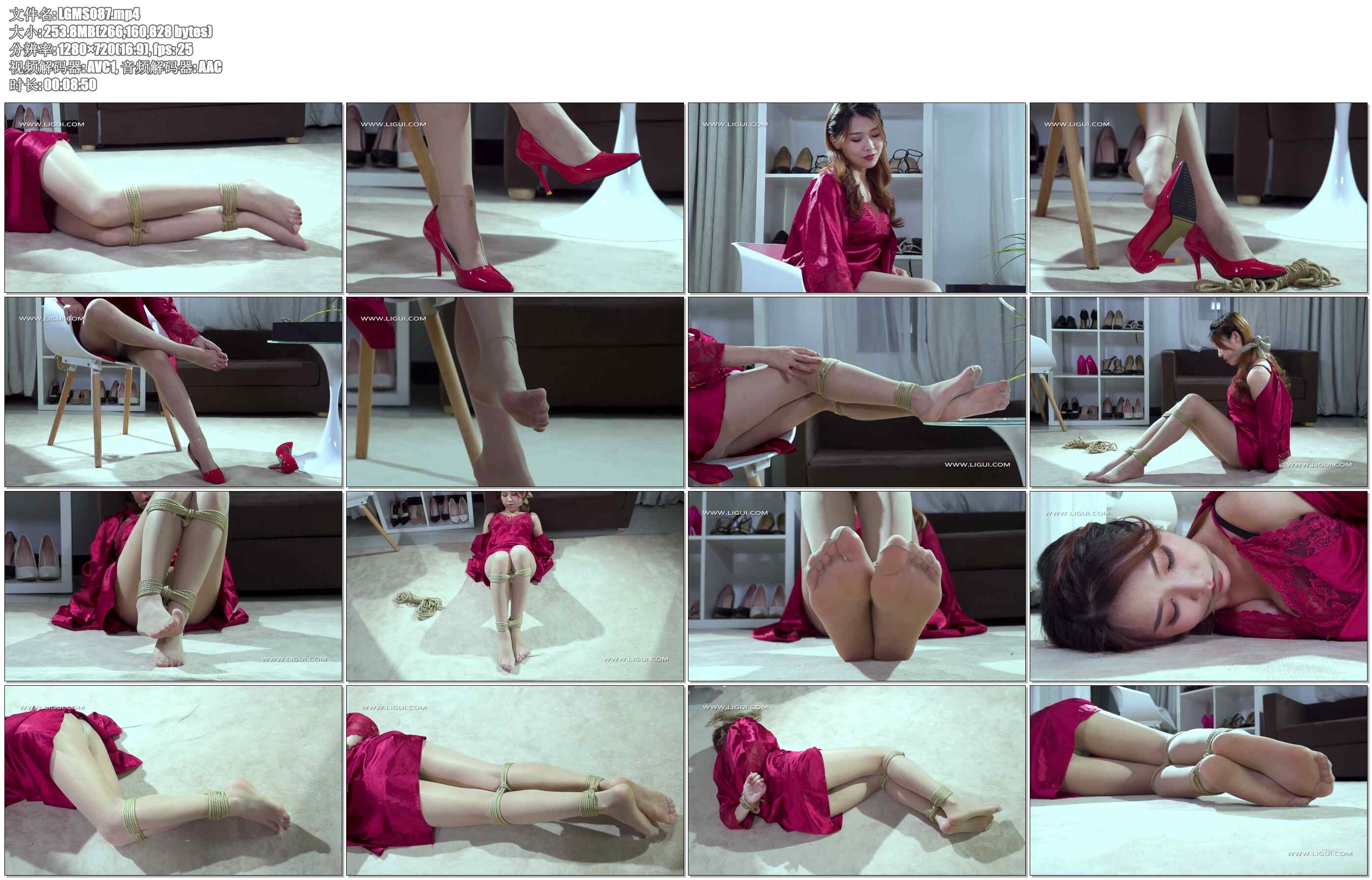 【丽柜美束】紧缚丽莲 文静