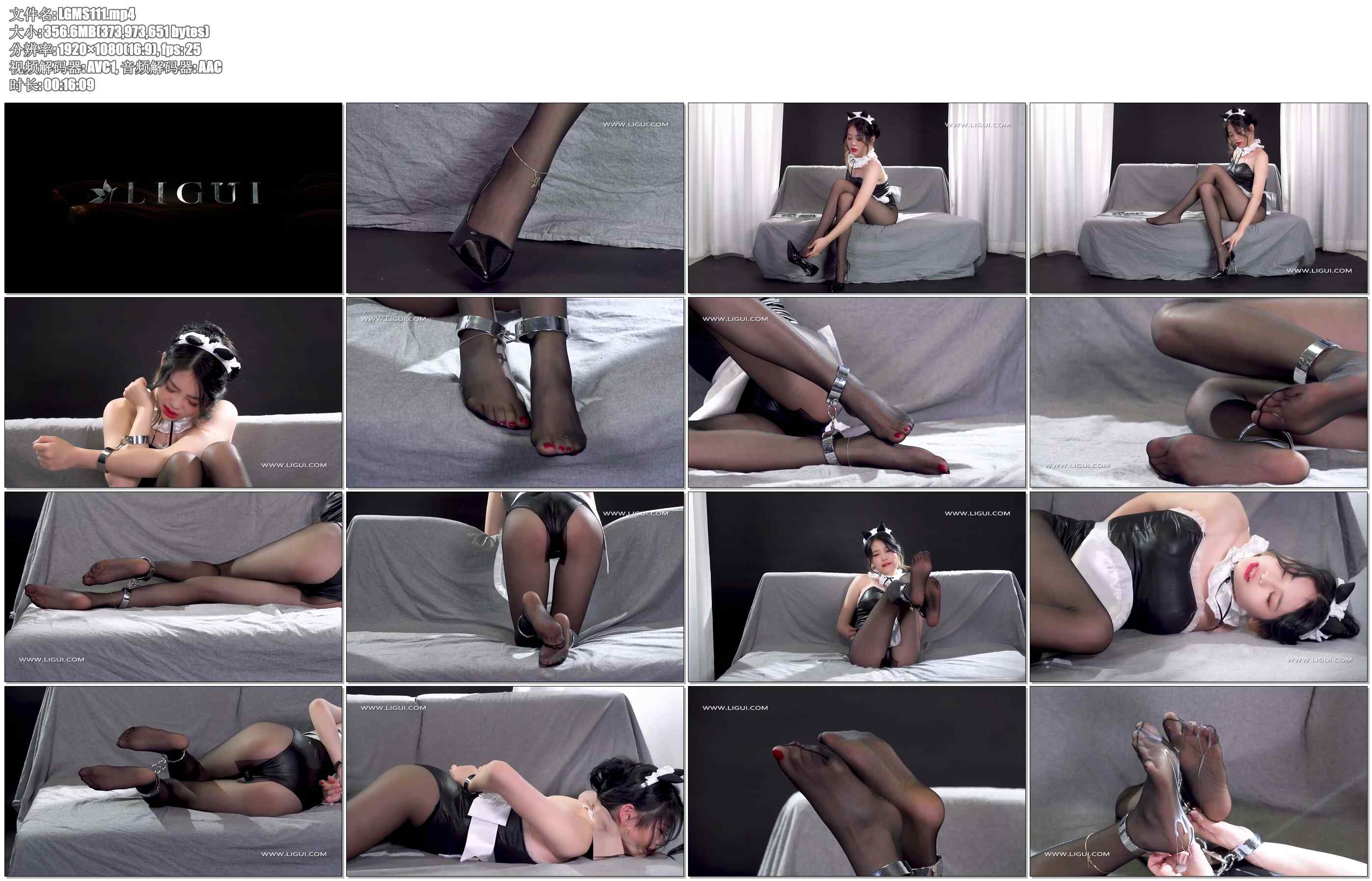 【丽柜美束】吟丝惩戒 小智贤镣铐丝袜勒嘴 